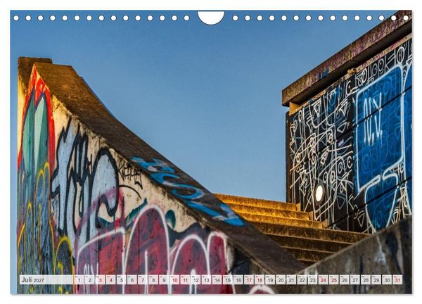 Produktbild: Buntes Hamburg (Wandkalender 2027 DIN A4 quer), CALVENDO Monatskalender