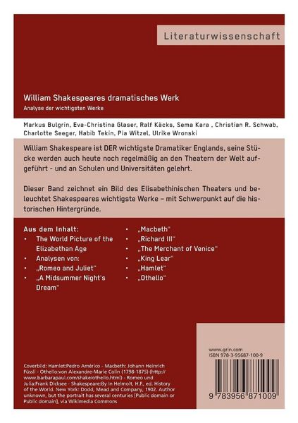 Produktbild: William Shakespeares dramatisches Werk