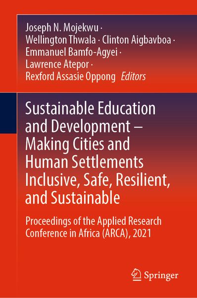 Produktbild: Sustainable Education and Development &ndash; Making Cities and Human Settlements Inclusive, Safe, Resilient, and Sustainable