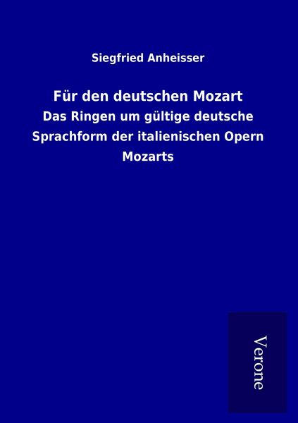 Produktbild: F&uuml;r den deutschen Mozart