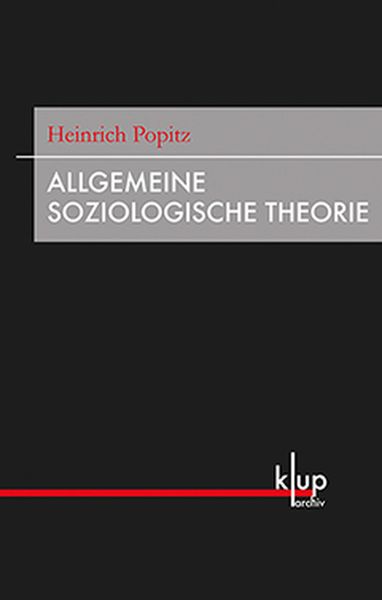 Produktbild: Allgemeine Soziologische Theorie