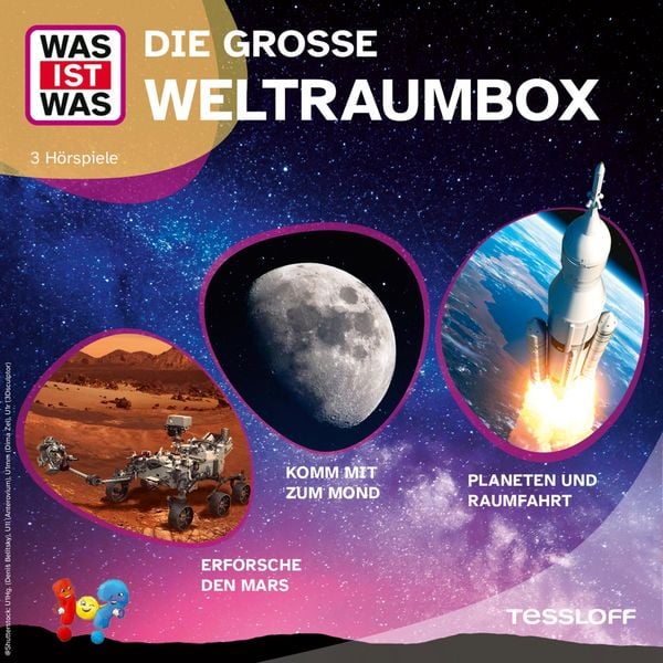 Produktbild: WAS IST WAS H&ouml;rspielbox: Die gro&szlig;e Weltraumbox