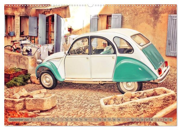 Produktbild: Die Legende - die Ente, Citro&euml;n 2CV (Wandkalender 2025 DIN A2 quer), CALVENDO Monatskalender