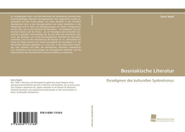 Bosniakische Literatur, Taschenbuch von Duric Rasid, Südwestdeutscher Verlag für Hochschulschriften, 9783838113180