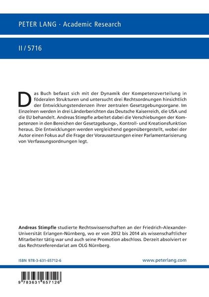 Produktbild: Kompetenzverschiebungen zwischen Gesetzgebungsorganen in f&ouml;deralen Strukturen