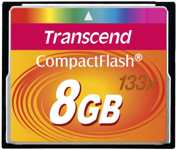 Transcend Standart 133x CF-Karte 8 GB