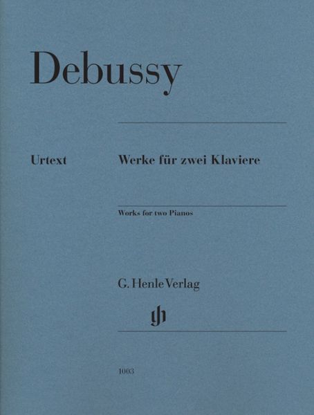 Produktbild: Claude Debussy - Werke f&uuml;r zwei Klaviere