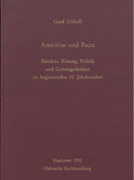 Produktbild: Amicitiae und Pacta