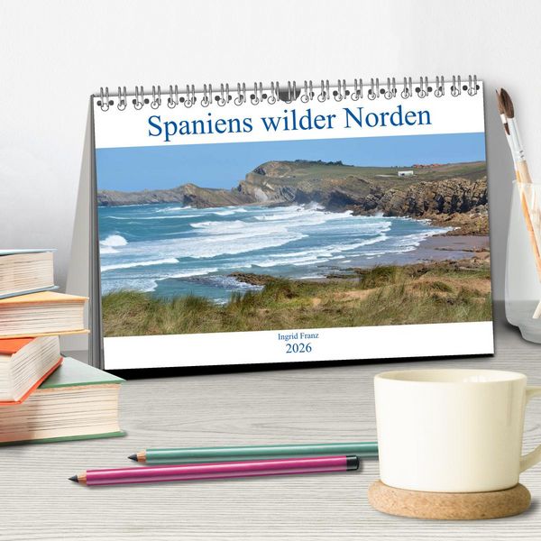 Produktbild: Spaniens wilder Norden (Tischkalender 2026 DIN A5 quer), CALVENDO Monatskalender