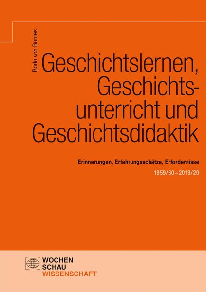 Produktbild: Geschichtslernen, Geschichtsunterricht und Geschichtsdidaktik