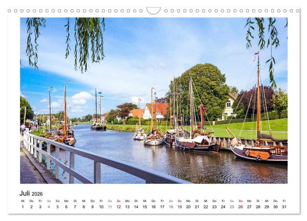 Produktbild: OSTFRIESLAND Weites Land hinterm Deich (Wandkalender 2026 DIN A3 quer), CALVENDO Monatskalender