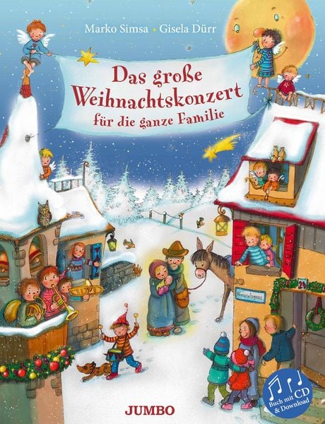 Das große Weihnachtskonzert für die ganze Familie, Gebundene Ausgabe von Gisela Dürr , Marko Simsa, JUMBO, 9783833740428