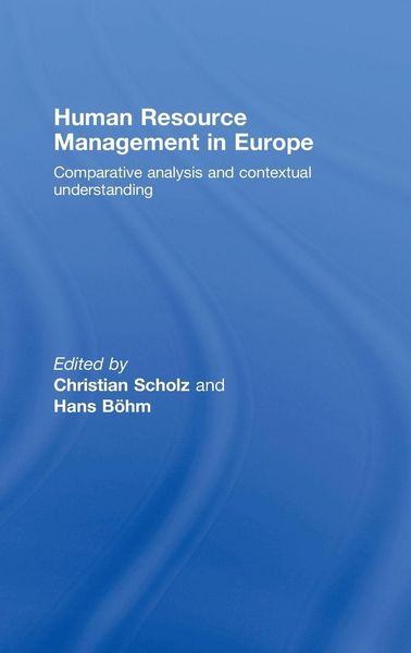 Produktbild: Human Resource Management in Europe