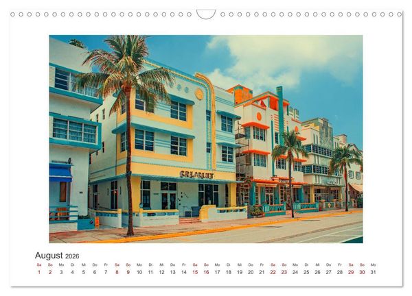 Produktbild: Miami - pulsierende Metropole (Wandkalender 2026 DIN A3 quer), CALVENDO Monatskalender