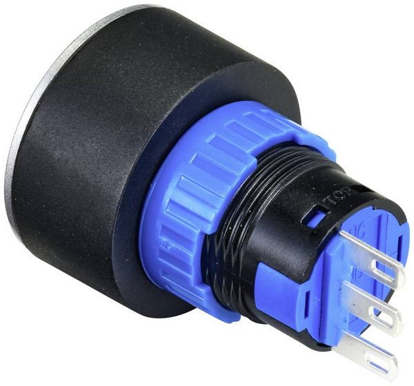 Produktbild: TRU COMPONENTS TC-9219064 Drucktaster 250 V/AC 3 A 1 x Aus/(Ein) tastend (&Oslash;) 25 mm IP40 1 St.