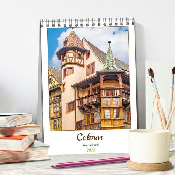 Produktbild: Colmar - Impressionen (Tischkalender 2026 DIN A5 hoch), CALVENDO Monatskalender