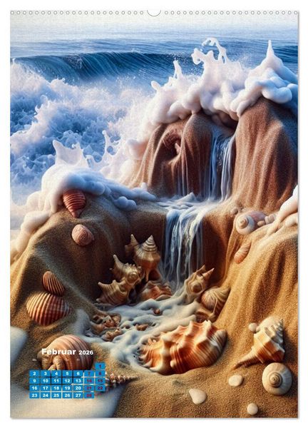 Produktbild: Aus Sand und Meerschaum! (Wandkalender 2026 DIN A2 hoch), CALVENDO Monatskalender