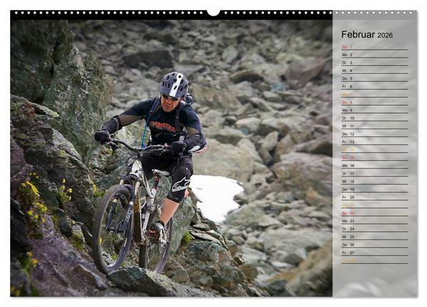 Produktbild: Downhill Moments (hochwertiger Premium Wandkalender 2026 DIN A2 quer), Kunstdruck in Hochglanz
