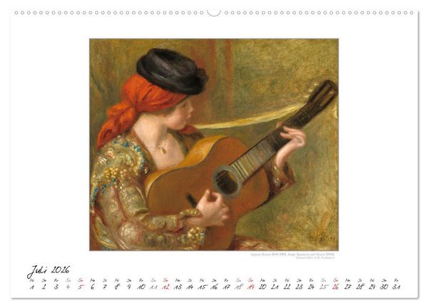 Produktbild: KlangFarben - Musik im Bild Kunstkalender (hochwertiger Premium Wandkalender 2026 DIN A2 quer), Kunstdruck in Hochglanz