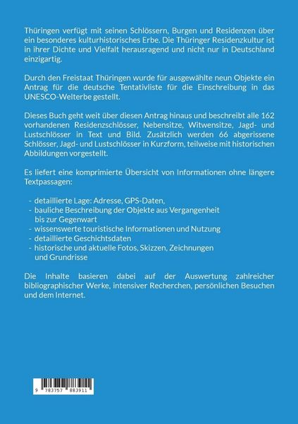 Produktbild: Residenzen in Th&uuml;ringen
