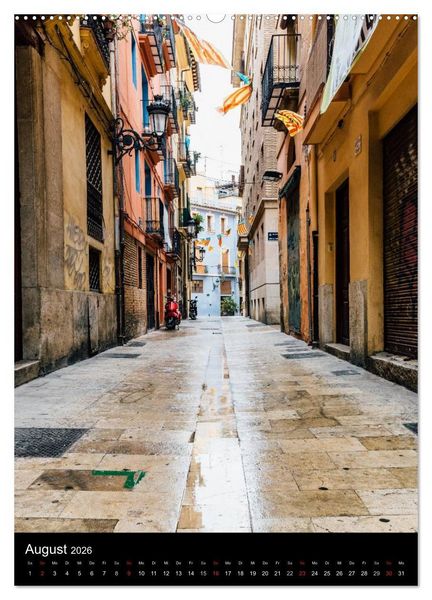 Produktbild: Valencia entdecken (Wandkalender 2026 DIN A2 hoch), CALVENDO Monatskalender