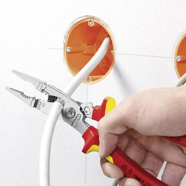 Produktbild: Knipex 13 96 200 Multifunktionszange 50 mm&sup2; (max) 0 awg (max) 15 mm (max)