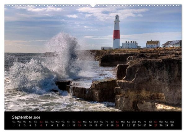 Produktbild: Jurassic Coast South England (High Quality Premium Wall Calendar 2026 DIN A2 landscape),CALVENDO 12 Month Wall Calendar