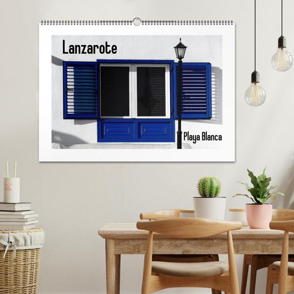 Produktbild: Lanzarote - Playa Blanca (Wandkalender 2026 DIN A2 quer), CALVENDO Monatskalender