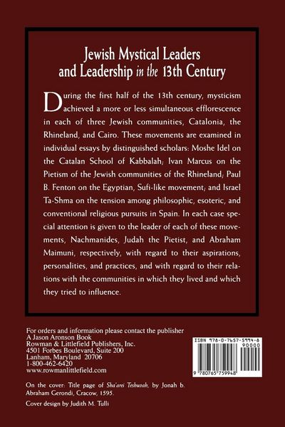 Produktbild: Jewish Mystical Leaders and Leadership in the 13th Century
