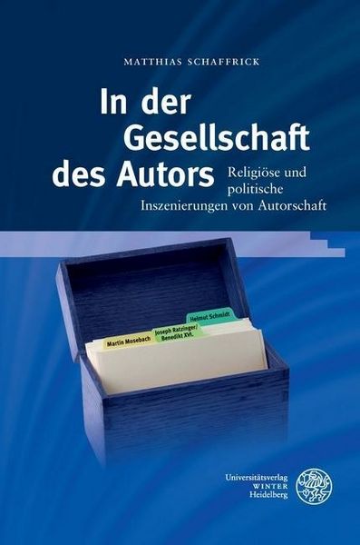 Produktbild: In der Gesellschaft des Autors