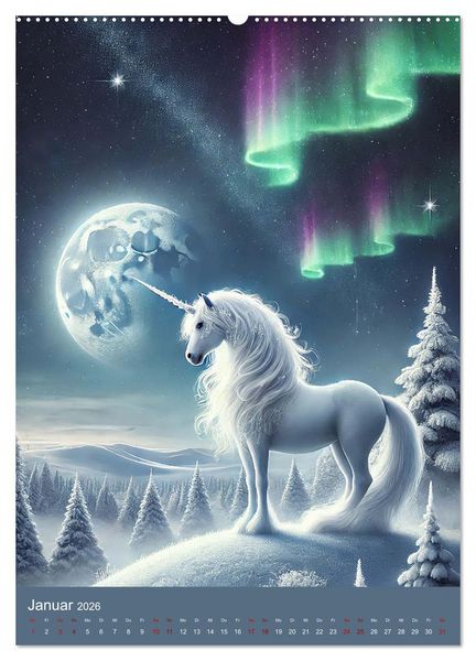 Produktbild: Mystische Welten, Fantasy Naturzauber (hochwertiger Premium Wandkalender 2026 DIN A2 hoch), Kunstdruck in Hochglanz