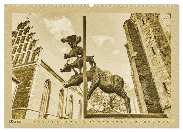 Produktbild: Riga &ndash; Ein Kalender im Zeitungsstil (Wandkalender 2026 DIN A2 quer), CALVENDO Monatskalender
