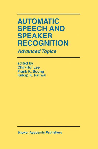 Produktbild: Automatic Speech and Speaker Recognition