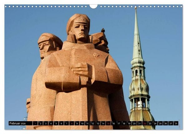 Produktbild: Riga + Jurmala (Wandkalender 2026 DIN A3 quer), CALVENDO Monatskalender