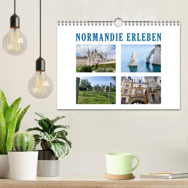 Produktbild: Normandie erleben (Wandkalender 2026 DIN A4 quer), CALVENDO Monatskalender