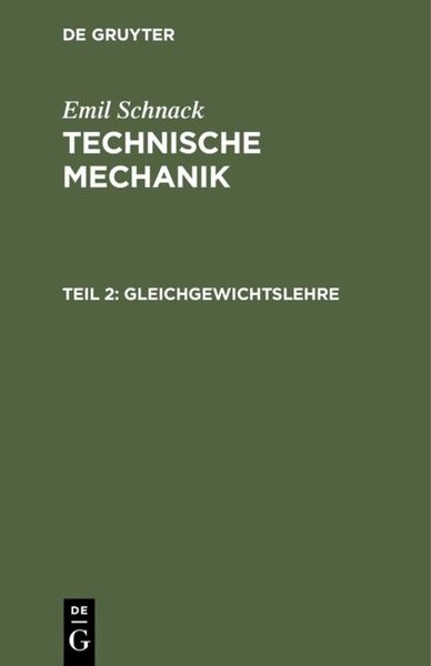 Produktbild: Gleichgewichtslehre