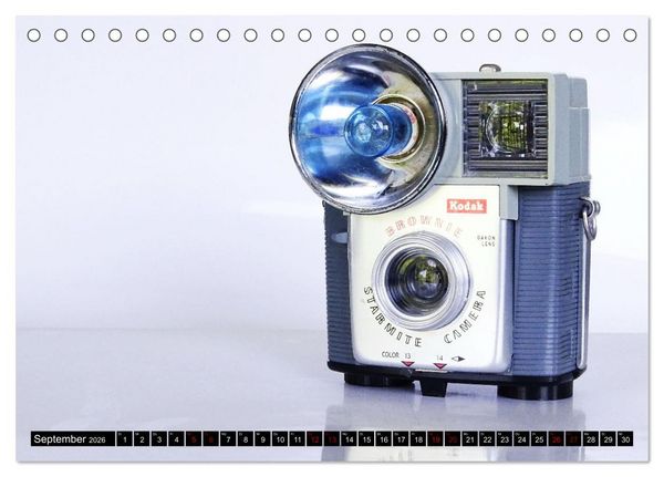Produktbild: Alte Fotoapparate - Kameras von Kodak der Jahre 1905 bis 1977 (Tischkalender 2026 DIN A5 quer), CALVENDO Monatskalender