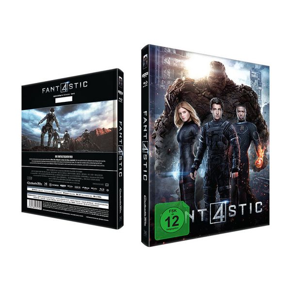 Produktbild: Fantastic Four (2015) ltd Mediabook - Cover B (Ultra HD + BD)