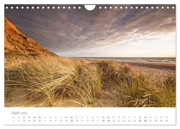 Produktbild: Sylter Lichtstimmungen (Wandkalender 2026 DIN A4 quer), CALVENDO Monatskalender