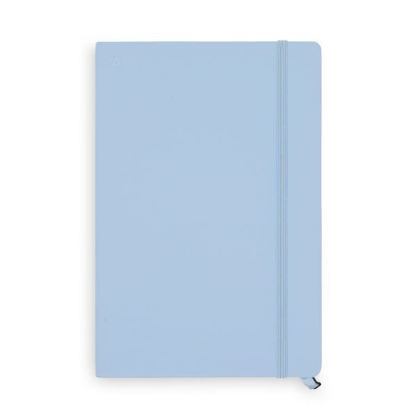 Produktbild: Notizbuch A5 Softcover French Blue Blanko, 128 Seiten