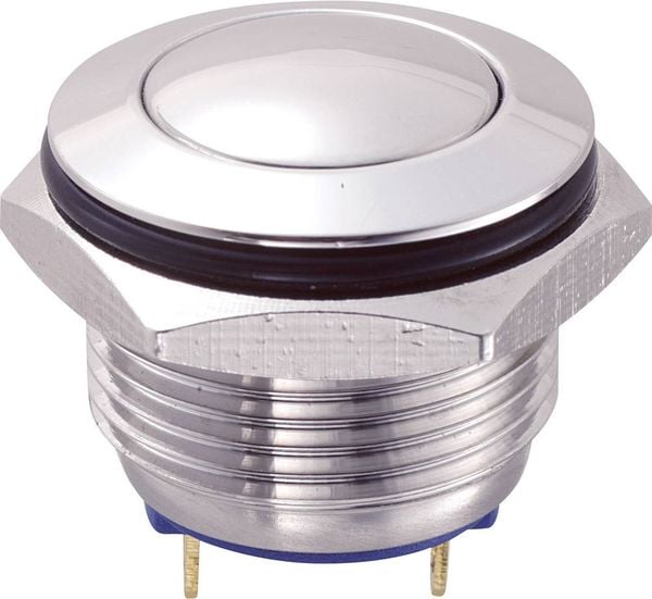 Produktbild: TRU COMPONENTS 701789 GQ16B-10/J/S Vandalismusgesch&uuml;tzter Drucktaster 48 V/DC 2 A 1 x Aus/(Ein) tastend 1 St.