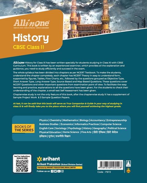Produktbild: All In One Class 11th History for CBSE Exam 2024