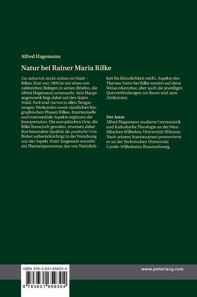 Produktbild: Natur bei Rainer Maria Rilke