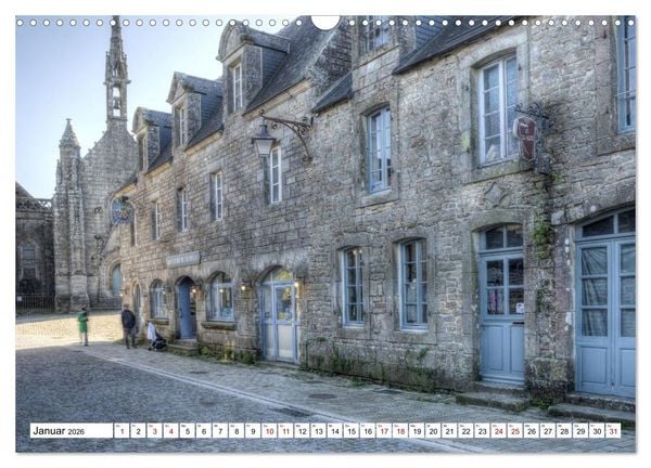 Produktbild: Locronan, ein Highlight in der Bretagne (Wandkalender 2026 DIN A3 quer), CALVENDO Monatskalender