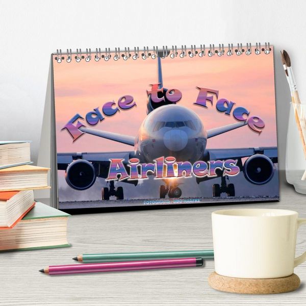 Produktbild: Airliners - Face to Face (Tischkalender 2027 DIN A5 quer), CALVENDO Monatskalender
