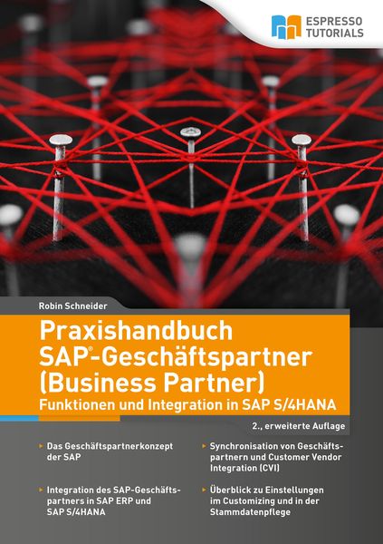 Produktbild: Praxishandbuch SAP-Gesch&auml;ftspartner (Business Partner)-Funktionen und Integration in SAP S/4HANA-2., erweiterte Auflage