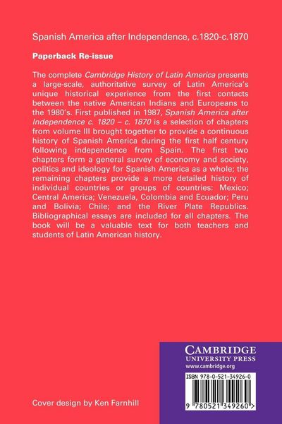 Produktbild: Spanish America After Independence, C.1820 C.1870