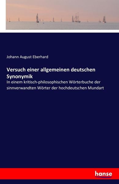 Produktbild: Versuch einer allgemeinen deutschen Synonymik