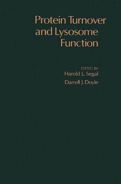 Produktbild: Protein Turnover and Lysosome Function