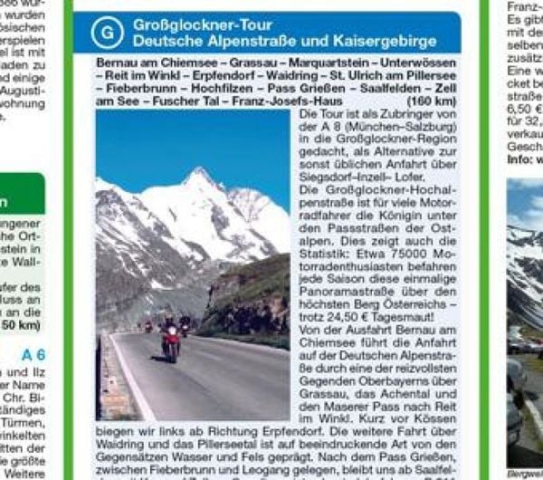 Produktbild: Publicpress Motorradkarte S&uuml;dostbayern, &Ouml;sterreichische Alpen 1:200.000